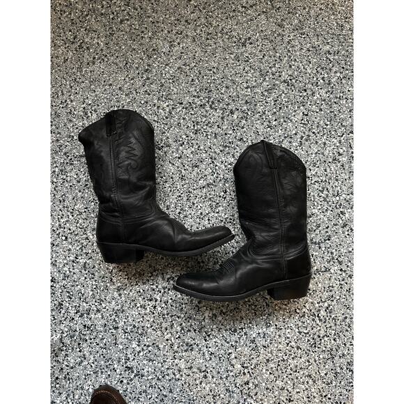 Smoky Mountain Denver Boots sz 8 EE  Black Leather Western Style 4032 - Picture 10 of 14